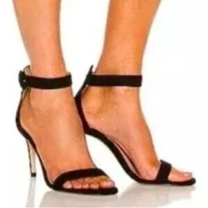 985- L'AGENCE Gisele Bucksd Women's Heel Sandals Made In Spain Size 7.5 NWT